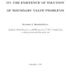 خرید و دانلود نسخه کامل کتاب On the existence of solution of boundary value problems