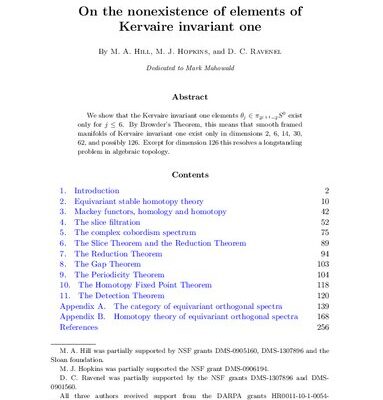 خرید و دانلود نسخه کامل کتاب On the nonexistence of elements of Kervaire invariant one