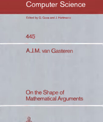 خرید و دانلود نسخه کامل کتاب On the Shape of Mathematical Arguments