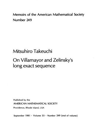 خرید و دانلود نسخه کامل کتاب On Villamayor and Zelinsky’s Long Exact Sequence