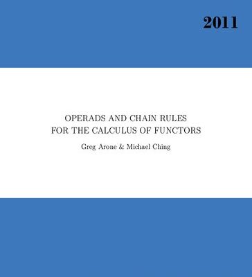 خرید و دانلود نسخه کامل کتاب Operads and chain rules for the calculus of functors
