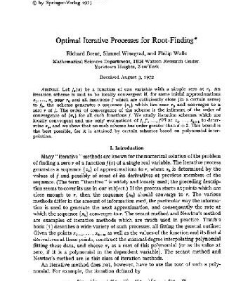 خرید و دانلود نسخه کامل کتاب Optimal iterative rootfinding rpb016i