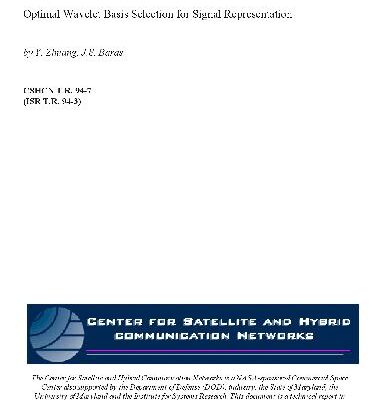 خرید و دانلود نسخه کامل کتاب Optimal Wavelet Basis Selection for Signal Representation