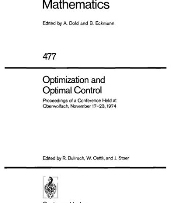 خرید و دانلود نسخه کامل کتاب Optimization and Optimal Control