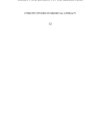 خرید و دانلود نسخه کامل کتاب Orality and Literacy in the Middle Ages: Essays on a Conjunction and its Consequences in Honour of D. H. Green