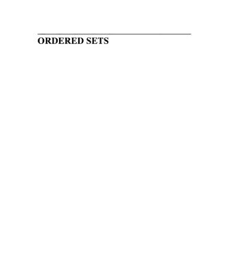 خرید و دانلود نسخه کامل کتاب Ordered Sets