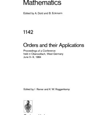 خرید و دانلود نسخه کامل کتاب Orders and their Applications
