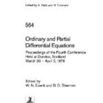 خرید و دانلود نسخه کامل کتاب Ordinary and Partial Differential Equations