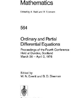 خرید و دانلود نسخه کامل کتاب Ordinary and Partial Differential Equations