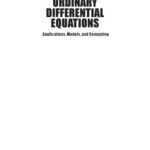 خرید و دانلود نسخه کامل کتاب Ordinary Differential Equations: Applications, Models, and Computing