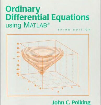 خرید و دانلود نسخه کامل کتاب Ordinary differential equations using Matlab