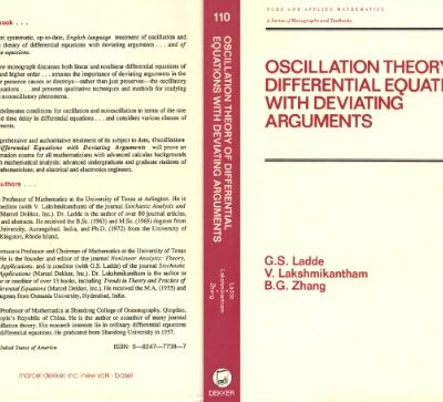 خرید و دانلود نسخه کامل کتاب Oscillation Theory of Differential Equations With Deviating Arguments (Pure and Applied Mathematics)