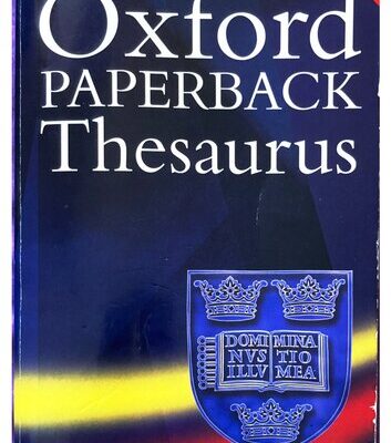 خرید و دانلود نسخه کامل کتاب Oxford Paperback Thesaurus 1