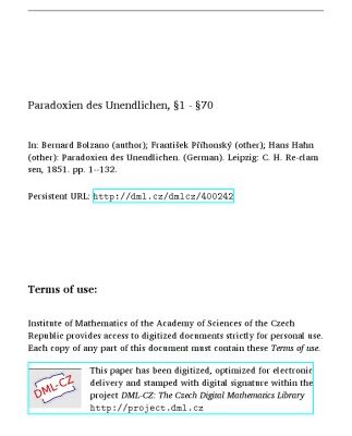 خرید و دانلود نسخه کامل کتاب Paradoxien des Unendlichen