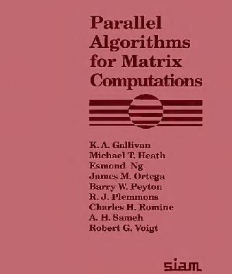 خرید و دانلود نسخه کامل کتاب Parallel algorithms for matrix computations