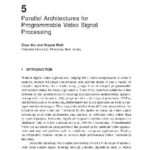 خرید و دانلود نسخه کامل کتاب Parallel Architectures for Programmable Video Signal Processing