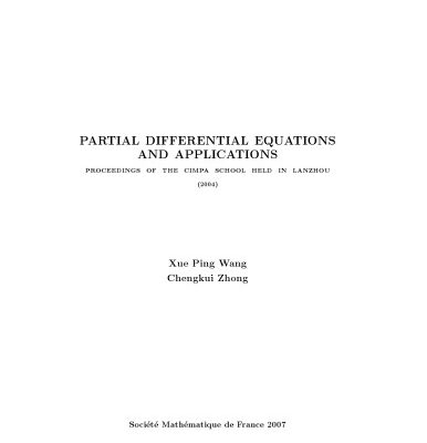 خرید و دانلود نسخه کامل کتاب Partial differential equations and applications : Proceeding of the Cimpa School held in Lanzhou (2004)
