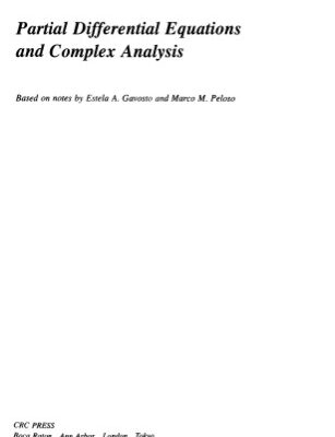 خرید و دانلود نسخه کامل کتاب Partial Differential Equations and Complex Analysis