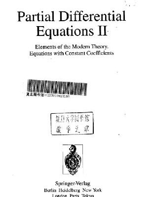 خرید و دانلود نسخه کامل کتاب Partial Differential Equations II: Elements of the Modern Theory. Equations with Constant Coefficients