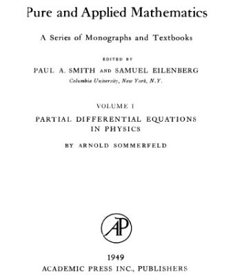 خرید و دانلود نسخه کامل کتاب Partial differential equations in physics