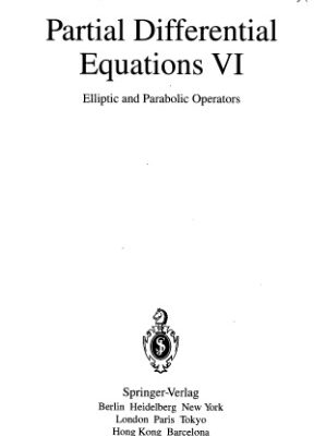 خرید و دانلود نسخه کامل کتاب Partial Differential Equations VI: Elliptic and Parabolic Operators