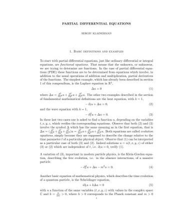 خرید و دانلود نسخه کامل کتاب Partial Differential Equations