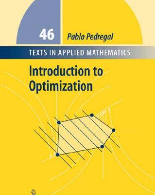 خرید و دانلود نسخه کامل کتاب Pedregal Introduction to Optimization