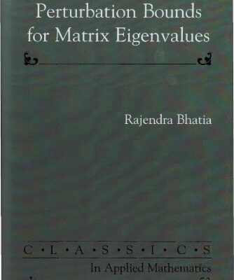 خرید و دانلود نسخه کامل کتاب Perturbation Bounds for Matrix Eigenvalues