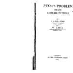 خرید و دانلود نسخه کامل کتاب Pfaff’s problem and its generalizations