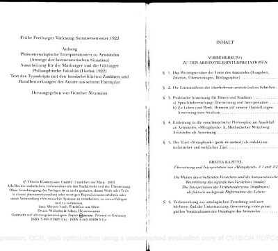 خرید و دانلود نسخه کامل کتاب Phänomenologische Interpretationen ausgewählter Abhandlungen des Aristoteles zur Ontologie und Logik