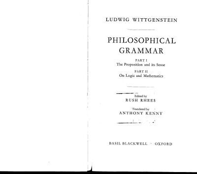 خرید و دانلود نسخه کامل کتاب Philosophical Grammar
