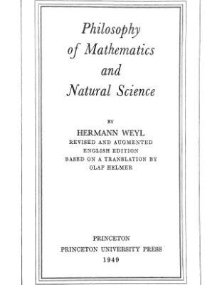 خرید و دانلود نسخه کامل کتاب Philosophy of mathematics and natural science