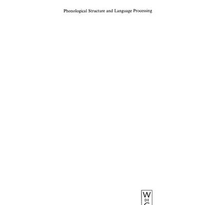 خرید و دانلود نسخه کامل کتاب Phonological structure and language processing: Cross-linguistic studies