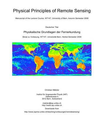 خرید و دانلود نسخه کامل کتاب Physical Principles of Remote Sensing