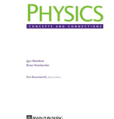 خرید و دانلود نسخه کامل کتاب Physics : Concepts and Connections