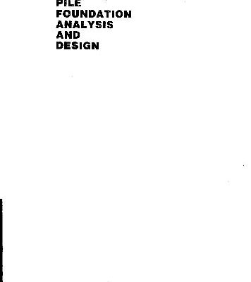 خرید و دانلود نسخه کامل کتاب Pile Foundation Analysis and Design