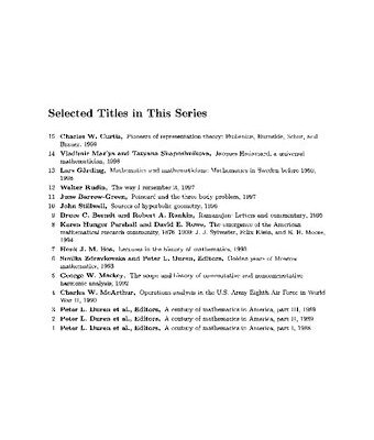 خرید و دانلود نسخه کامل کتاب Pioneers of Representation Theory: Frobenius, Burnside, Schur, and Brauer