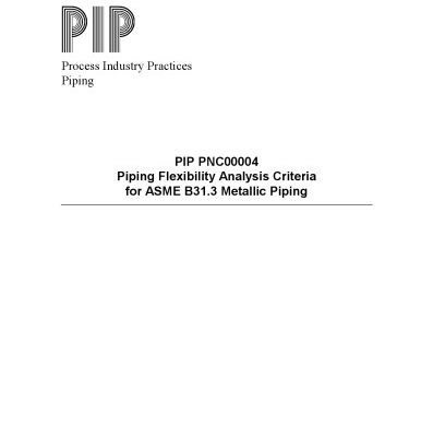 خرید و دانلود نسخه کامل کتاب Piping Flexibility Analysis Criteria for ASME B31.3 Metallic Piping