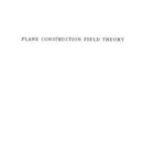 خرید و دانلود نسخه کامل کتاب Plane construction field theory