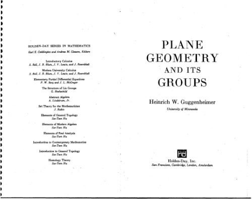 خرید و دانلود نسخه کامل کتاب Plane Geometry and its Groups_68a8713c99cfa.jpeg خرید و دانلود نسخه کامل کتاب Plane Geometry and its Groups