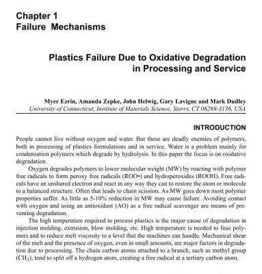 خرید و دانلود نسخه کامل کتاب Plastics Failure Analysis and Prevention