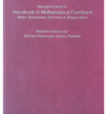 خرید و دانلود نسخه کامل کتاب Pocketbook of Mathematical Functions – Abramowitz and Stegun abbreviated