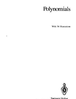 خرید و دانلود نسخه کامل کتاب Polynomials: a problem book