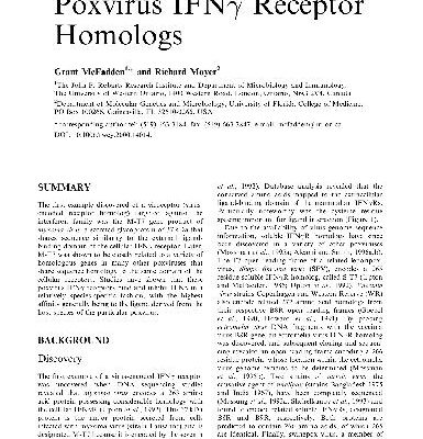 خرید و دانلود نسخه کامل کتاب Poxvirus IFNγ Receptor Homologs