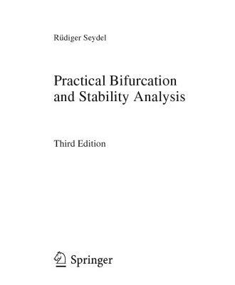 خرید و دانلود نسخه کامل کتاب Practical Bifurcation and Stability Analysis