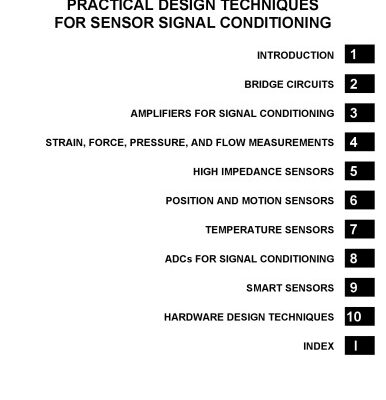خرید و دانلود نسخه کامل کتاب Practical Design Techniques for Sensor Signal Conditioning