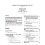 خرید و دانلود نسخه کامل کتاب Practical FIR Filter Design in MATLAB