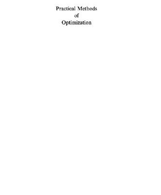 خرید و دانلود نسخه کامل کتاب Practical Methods of Optimization