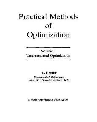خرید و دانلود نسخه کامل کتاب Practical methods of optimization