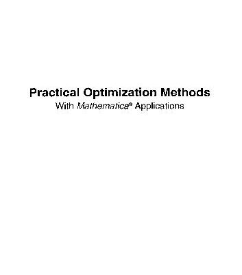 خرید و دانلود نسخه کامل کتاب Practical Optimization Methods with Mathematica Applications